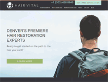 Tablet Screenshot of hair-vital.com